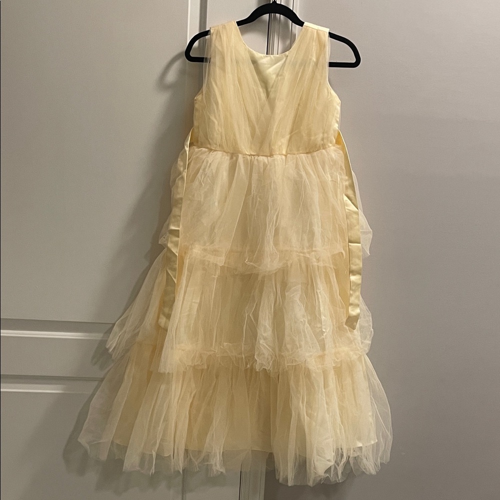 Girls' Cream Layered Tulle Party Dress NEVER WORN